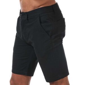 Weekend Offender Mens Dillenger Cotton Twill Shorts / Black